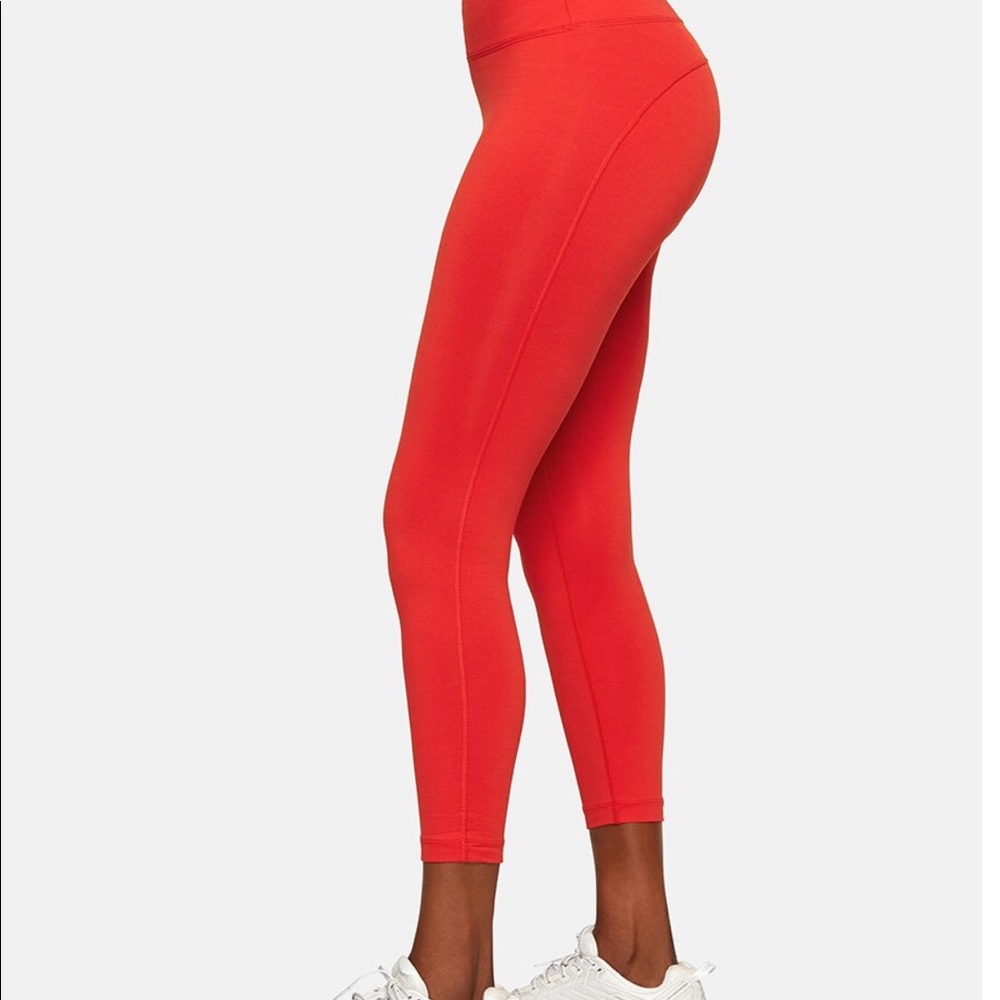 Outdoor Voices TechSweat 7/8 Flex Leggings Scarlet